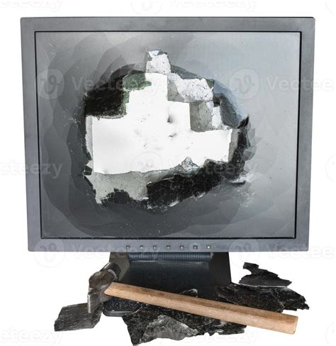 Broken Computer Monitor Floor 的图像结果