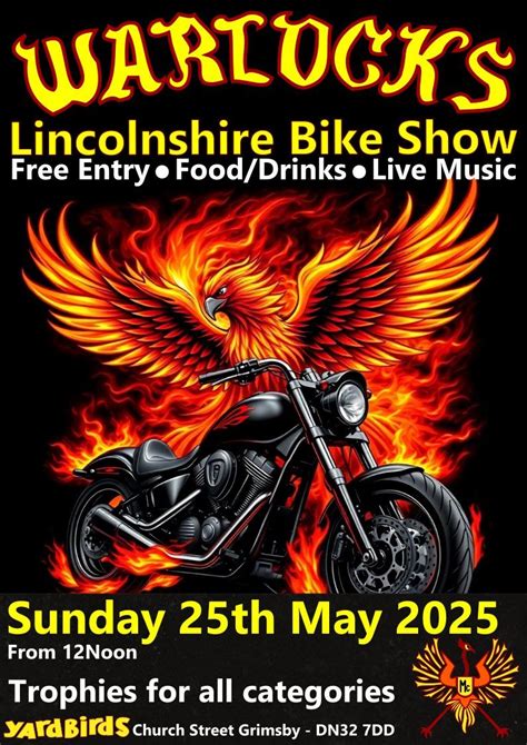 CUSTOM BIKE SHOW and LIVE MUSIC , Yardbirds Rock, Grimsby, 25 May 2025 ...