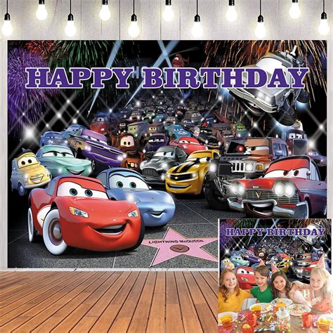 Lightning McQueen Birthday Party Supplies, Red Car India | Ubuy