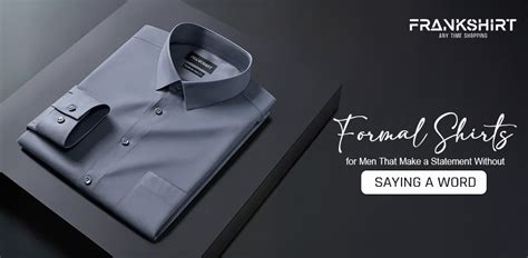 Formal Shirts for Men That Make a Statement Without Saying a Word ...