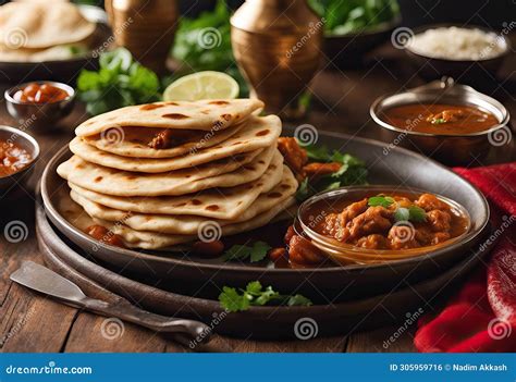 Chilly Chicken with Kerala Parathas Porotta Roti Parotta Barotta Naan ...