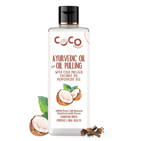 Ayurvedic Coconut Oil for Oil Pulling – Mint, Clove – Coco Crush