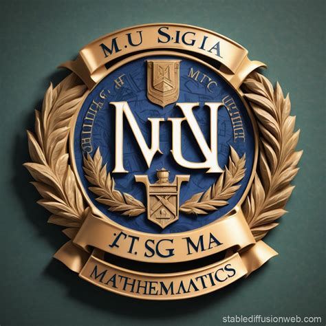 College Fraternity Crest with Greek Letters Mu Phi Sigma | Stable ...