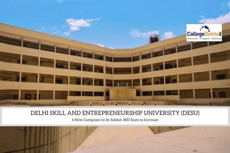 Delhi Skill and Entrepreneurship University (DESU) Seats to Increase by ...