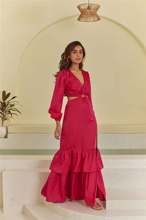 Kaftan Dress - Order Pink Kaftan Dress Online for Woman