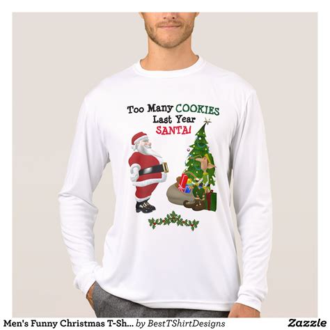 Men's Funny Christmas T-Shirt - Heavyweight Pre-Shrunk Shirts By ...