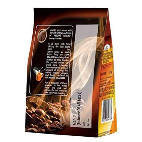 Nescafe Sunrise Rich Aroma Instant Coffee-Chicory Mix, 200g Pouch ...
