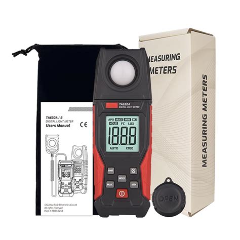 TA630A Luxometer Professional Lux Meter Handheld Light Meter High ...