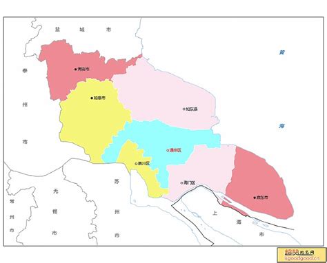 江苏省南通、泰州两市市域方言分布图 | 南通方言网