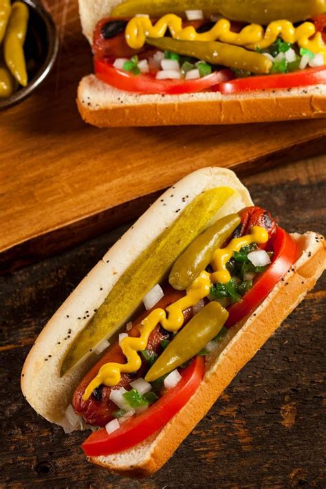 Best Chicago Style Hot Dog Recipe - IzzyCooking