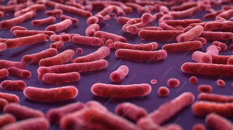 Premium AI Image | Microscopic view of gram stain showing rod shape ...