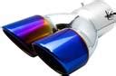 XZRTZ Stainless Steel Exhaust Muffler, 3 Inch Intake, Blue forPicanto ...