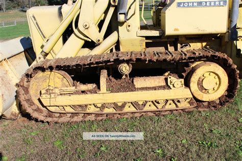 John Deere 450ba Diesel Crawler Track Loader With Back Hoe Excavator ...