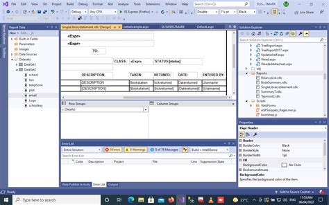 Image result for SQL-based Report Rdlc Visual Studio 2019