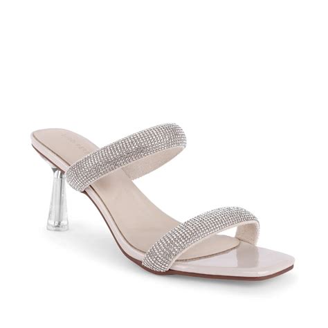 Buy Victoria Rhinestone Embellished Beige Stilettos | Lino Perros