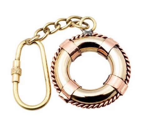 Key Rings - Brass Boat Keyring Exporter from Moradabad