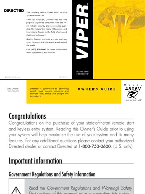 Image result for Viper 474V Remote Programming Instructions