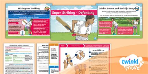 Cricket Batting Lesson Plan - Cricket Vocabulary - Year 4 PE