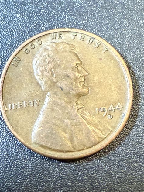 1944 D Lincoln Wheat Penny 1 Cent D over S Error VF - For Sale, Buy Now ...
