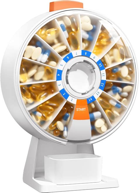 Amazon.com: Carroself Smart Design Pill Dispenser Organizer with 4 ...