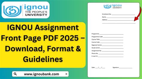 Image result for Ignou Assignment Format