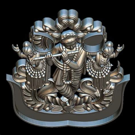 Divine Krishna Flute Player 3D Model - Download Now