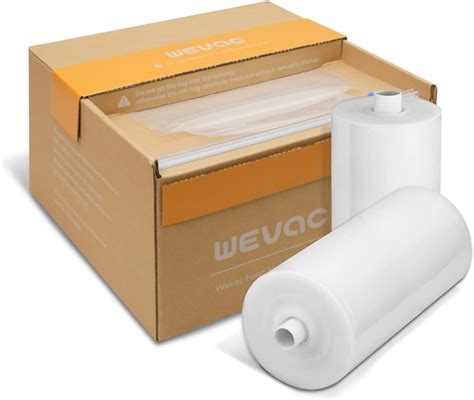 Amazon.com: Wevac 6''x100' & 8''x100' 2 Rolls, Vacuum Seal Roll Keeper ...