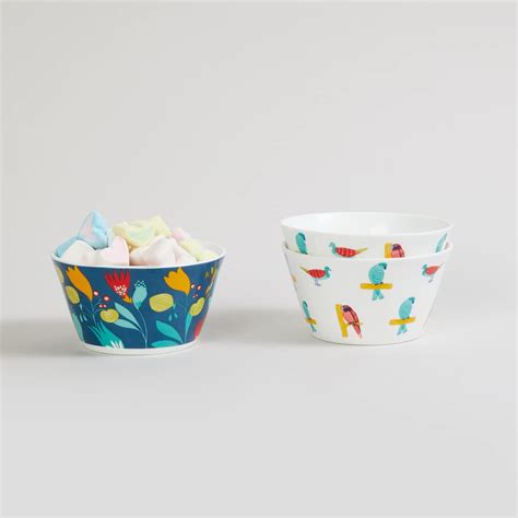 Buy Home Centre Mandarin-Bohemian Rhapsody Multicolour Printed Bone ...