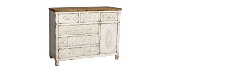 The Attic Utah Side Board | Distressed White : Amazon.in: Home & Kitchen