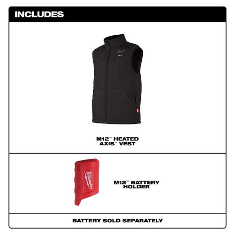 Milwaukee M12 AXIS Heated Vest - GME Supply