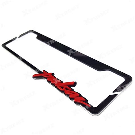 Pulsar Front & Rear Number Plate Set - Red | Xtremz