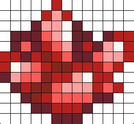 Fire Quartz Stardew Valley Perler Bead Pattern | Bead Sprites | Misc ...