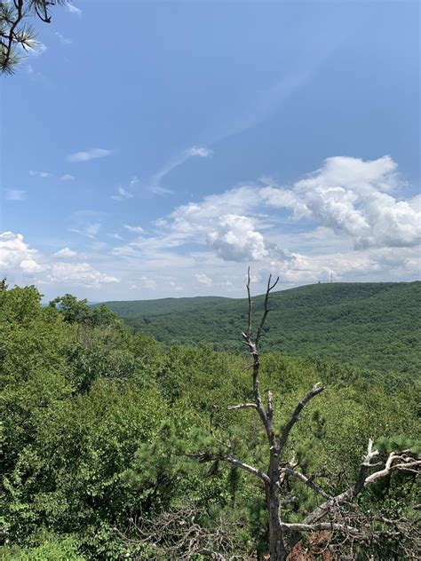 Great hike today on White Rock trail that connects to the Appalachian ...