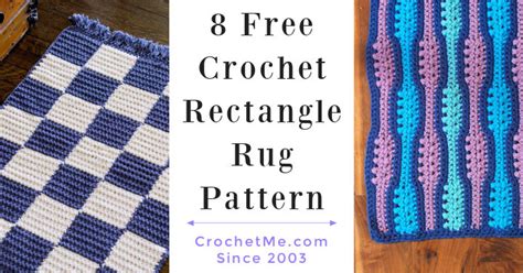 Image result for Crochet Rectangle Rug Tutorial
