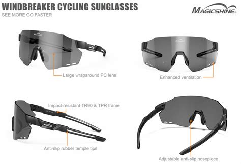 Buy Magicshine Windbreaker Photochromic Sunglasses | Cyclop.in
