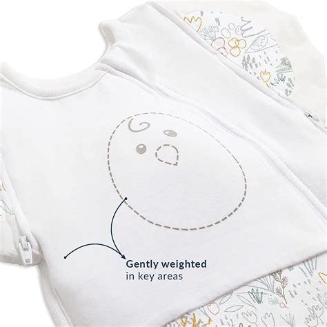 Nested Bean Zen One - Gently Weighted Swaddle, Baby: 3-6 Months, 11-16 ...
