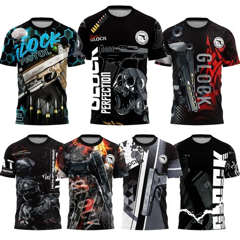 Glock T-Shirt Printed Team Glock Jersey New Design Full Sublimation ...