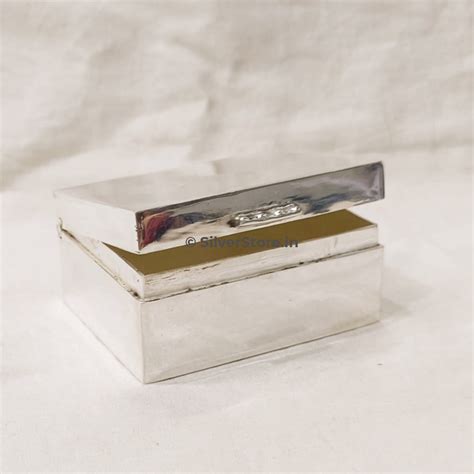Silver box - plain box - small size -925 silver – SilverStore.in