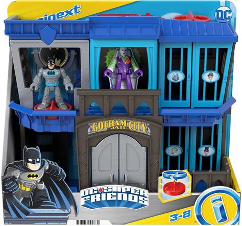 Buy Fisher-Price Imaginext DC Super Friends, Gotham City Jail Recharged ...