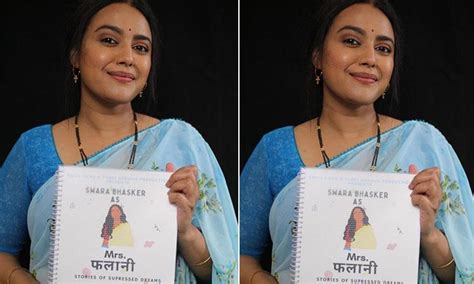 Swara Bhasker wraps up her multiple-role film 'Mrs Falani'