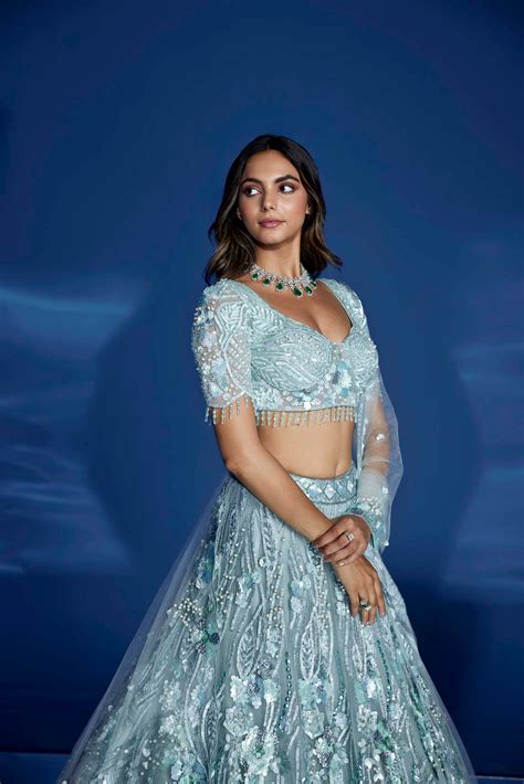 POWDER BLUE ZENITH LEHENGA SET – Opus Atelier