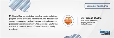 AMETEK Brookfield India :: Viscometer | Rheometer | Texture Analyzer