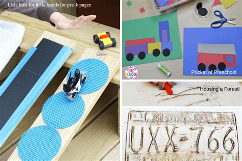 Transportation Preschool Activities 的图像结果