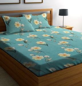 IWS Microfiber Double Flat 144 TC 3D Printed Bedsheet - Buy IWS ...