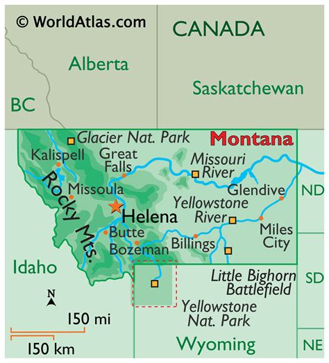 Geography of Montana - World Atlas