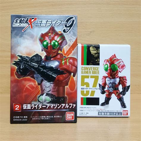Jual SHODO-X Kamen Rider 9 & CONVERGE 10 [Amazons] Amazon Alpha ...