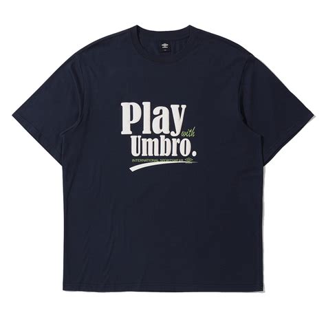 UMBRO SHORT SLEEVE SHIRT NAVY 23SU-S（アンブロ ショート スリーブ ティーシャツ-ネイビー ...