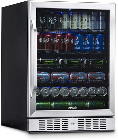 NewAir Beverage Refrigerator Stainless ABR 1770 - Home & Garden Decor