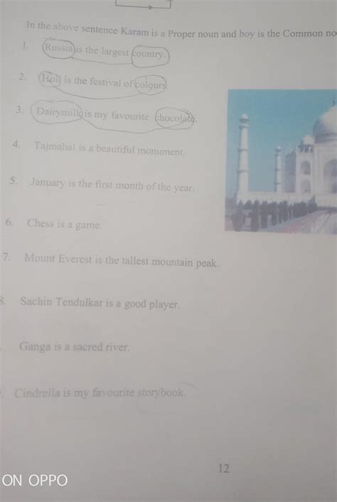 2. 3. ACTIVITY III Circle the common nouns in the following sentences ...