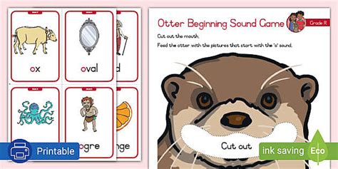 Grade R Phonics - Printable Game - o Sound (CAPS Aligned)